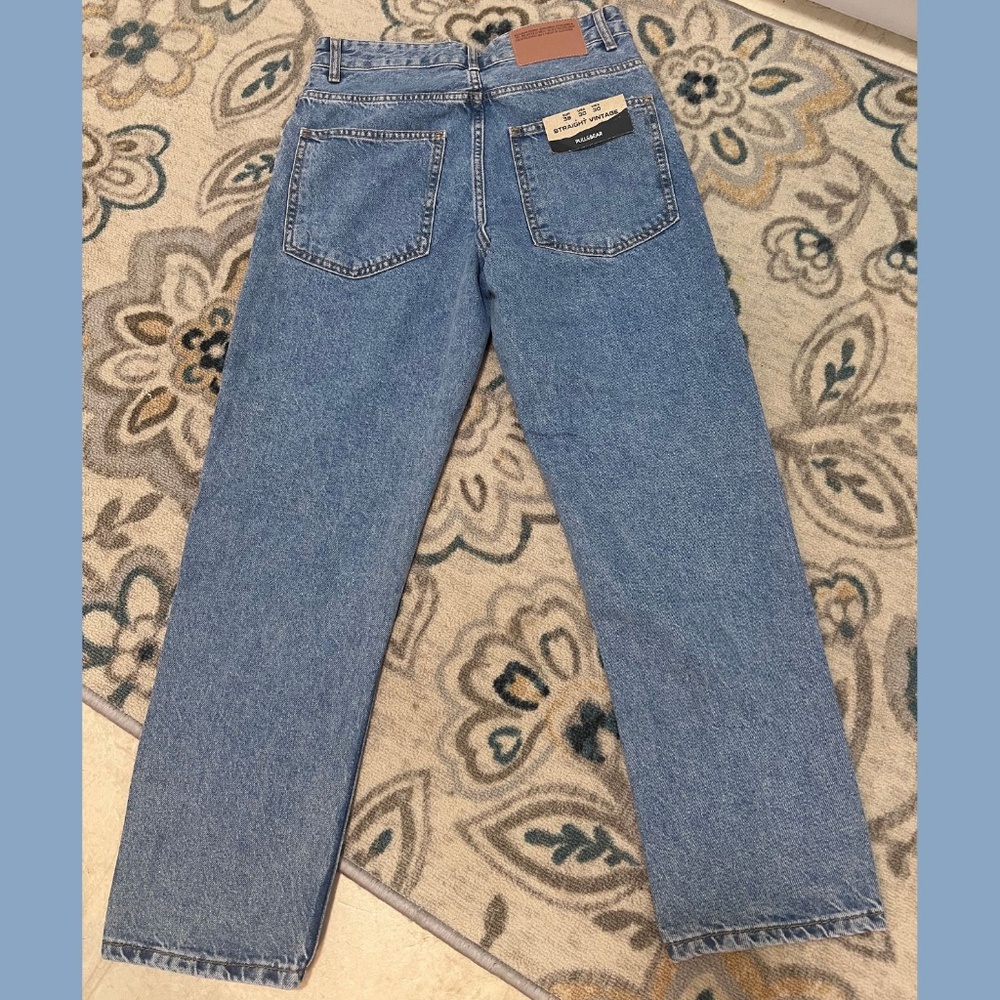 Mens Pull&Bear “Straight Vintage” Jeans W30 / (Unisex, Blue Denim)👖Bundle & Save - Picture 3 of 9
